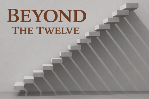 Beyond The Twelve Logo with 13 steps
